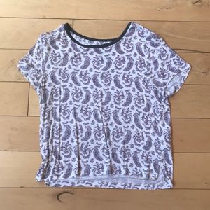 American Eagle paisley crop top
